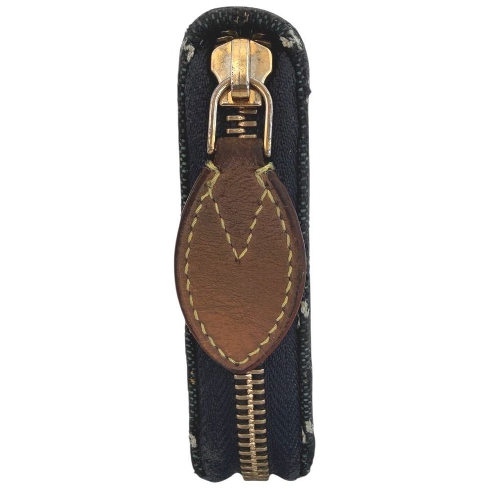 Louis Vuitton 1854 Zippy Long Wallet Navy Jacquard Zip Around Box Dust Bag - Picture 4 of 13